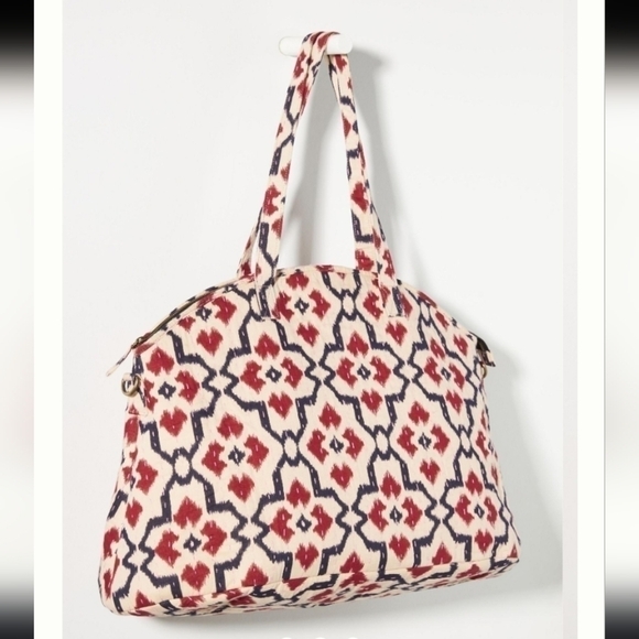 Anthropologie Handbags - NWT Anthropologie Stitched Weekender Bag